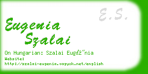 eugenia szalai business card